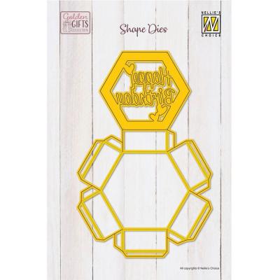 Nellie's Choice Cutting Die - Hexagon Shadowbox